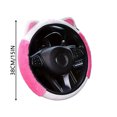 thumbnail image 3 of Dsscvnef Adorable Cat Ear Car Steering Wheel Cover Soft Warm Winter Accessory No Inner Grip Comfortable Driving, 3 of 4