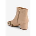 thumbnail image 2 of Comfortview Sidney Bootie Short Ankle Boot Low Heel Women's Winter Shoes (Wide Widths Available), 2 of 6