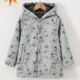 thumbnail image 2 of Vividxx Boys Girls Winter Prints Coats Hooded Jacket Wear Thicken Windproof Zipper Warm Outwear O-Neck Cute Outwear, 2 of 8