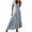 Blue, variant on HomeGardon Summer Dresses for Women Summer Dresses,Fashion Casual Spring and Summer-neck Short Sleeve Printed Dress,XXXL
