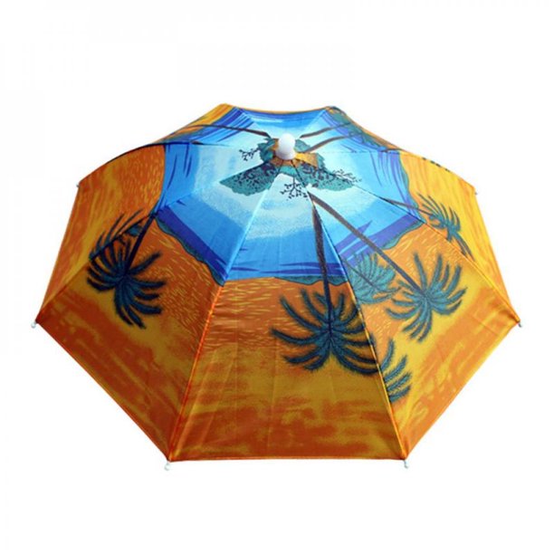 Outdoor Elastic Headband Wearing Hat Umbrella Sunny Rain Fishing