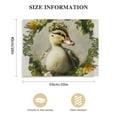 thumbnail image 3 of Orinice Duckling with Flower Crown,Farmhouse Nursery Decor-Kids Bedroom-Farm Animal Home Decor for Girls-Teens or Kids Room-Baby Bedroom-Nursery - Great Shower Gift- 20x16in, 3 of 6