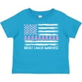 thumbnail image 3 of Inktastic Breast Cancer Awareness Pink Ribbons and Flag Boys or Girls Toddler T-Shirt, 3 of 5