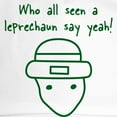 thumbnail image 2 of CafePress - Who All Seen The Leprechaun, Cap - Adjustable 100% Brushed Unisex Casual Cotton Baseball Cap, Beige, 1, 2 of 2