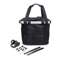 thumbnail image 2 of Cesta de bicicleta, bolso de compras, cesta de almacenamiento de bicicletas, cesta de bicicleta para viajar negro, 2 of 8