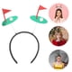 thumbnail image 5 of Diadema de fiesta deportiva, diadema con purpurina para aficionados a los deportes, diadema de primavera para eventos deportivos, 5 of 7