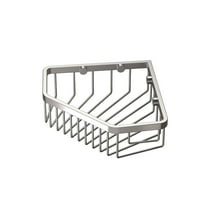 Gatco 1515 Corner 8.5" Shower Basket, Satin Nickel