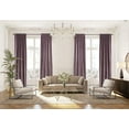 thumbnail image 1 of 3S Brother's Extra Long Solid Luxury Matte Velvet Soft Curtain Cotton Candy Single Panel Hanging Back Tap & Rod Pocket Home Décor 5-25 Feet Custom Made Curtains -Made in Turkey Each(52"x240"), 1 of 7