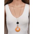 thumbnail image 2 of EOEMY Round Charm Long Necklace Bohemian Jewelry Vintage Style For Women-Default, 2 of 8