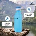 thumbnail image 3 of oliveware Triangular Range Premium PET Water Bottle, BPA Free & Leak Proof, 1 Litre Bottle, Better Grip, for Home & Office Use, Set of 6 (Blue), 3 of 4