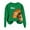 Green, variant on Thanksgiving Sweatshirt for Women Turkey Tshirt: Wobble Plus Size Crew Neck Shirt Oversized Long Sleeve Fall Graphic Pullover Top