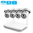 thumbnail image 2 of Minicámara de seguridad NVR HD de 8 canales, sistema de videovigilancia CCTV de 3MP, grabación de Audio, P2P, Wifi, IP, Kit de videovigilancia infrarroja para interiores, par automático, 2 of 4