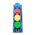 thumbnail image 4 of 4 Buttons Keyboard Module with Hat Keypad, 3.3-5V Digital Output Keypad Module for ARM Raspberry Pi Arduino (Mix Color), 4 of 14
