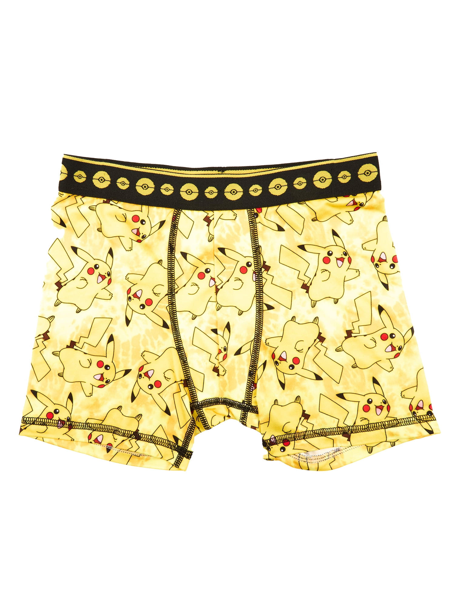Pokémon Boys Boxer Brief Underwear, 4-Pack, Sizes XS-XL