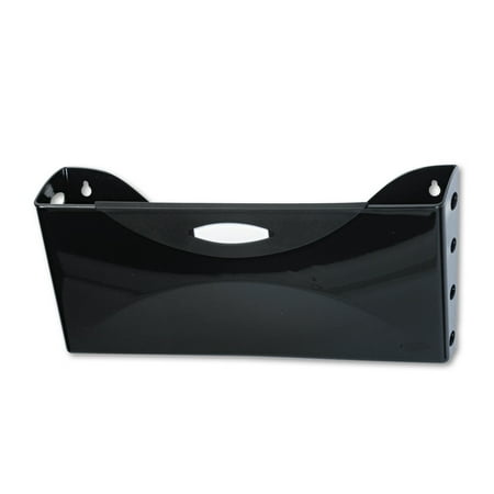 Rubbermaid Ultra Hot File Single Pocket Wall File, Legal, Black