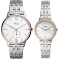 thumbnail image 4 of Fossil Andy and Addison His and Her Set Quartz Silver Dial Unisex Watch FS5562SET, 4 of 7