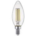 thumbnail image 5 of Great Value LED Light Bulb, 5.5W (60W Equivalent) B10 Deco Lamp E12 Candelabra Base, Dimmable, Daylight, 12-Pack, 5 of 8