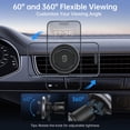 thumbnail image 3 of Soporte de coche SYNCWIRE para teléfono MagSafe con ventilación de aire para coche, 3 of 7