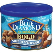 Blue Diamond Almonds Bold Salt 'N Vinegar Flavored Snack Nuts perfect for snacking and on-the-go, 6 Oz.