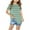 Green, variant on Nskgu Girl's Striped Short Sleeve T Shirts Crewneck Loose Fit Tunic Tops Summer Casual Cute Tee Shirts Blouses for 3-12 Years under $10