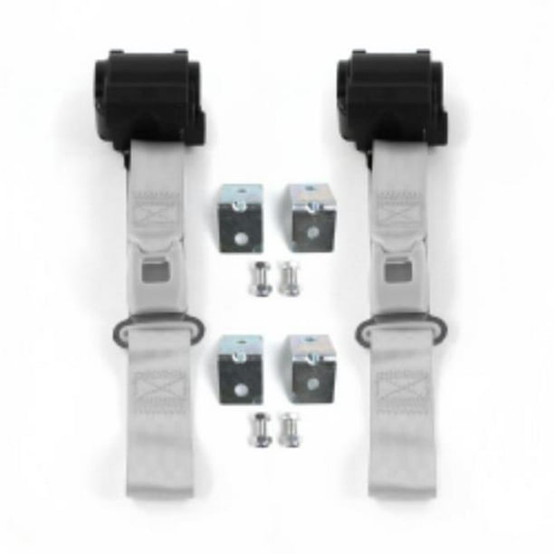 Ford Mustang 19741978 Standard 2 Point Gray & Grey Retractable Bucket