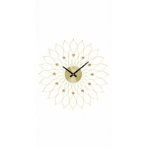 Modern wall clock with quartz movement from AMS AM W9609