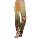 thumbnail image 5 of ICHUANYI Clearance Women's Print High Waist Print Pants Wide Leg Pants Casual Loose+Pocket ICHUANYI "ICHUANYI", 5 of 6