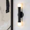 thumbnail image 3 of Renwil Alika 12" Powder Coated Matte Black 2-Light Wall Sconce, 3 of 4