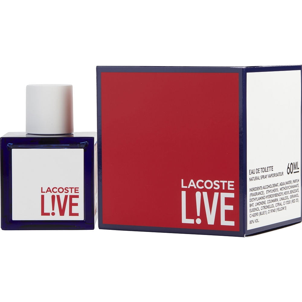 lacoste live male eau de toilette spray 60ml