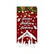 thumbnail image 2 of Decoraciones navideñas, Cubrepuertas navideño, Fondo navideño ideal para fiestas de Año Nuevo y decoración invernal. Medidas: 78,7 x 35,4 pulgadas. Cubrepuertas de poliéster., 2 of 6