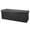 Black+Faux Leather, variant on 45 Inches Foldable Storage Ottoman Bench, Faux Leather Storage Bench, Storage Chest Padded Seat Footrest Stool