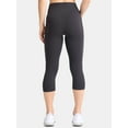 thumbnail image 4 of Avia Women's and Women's Plus SoftSculpt High Rise Capri Leggings with Pockets, Sizes XS-4X, 4 of 7