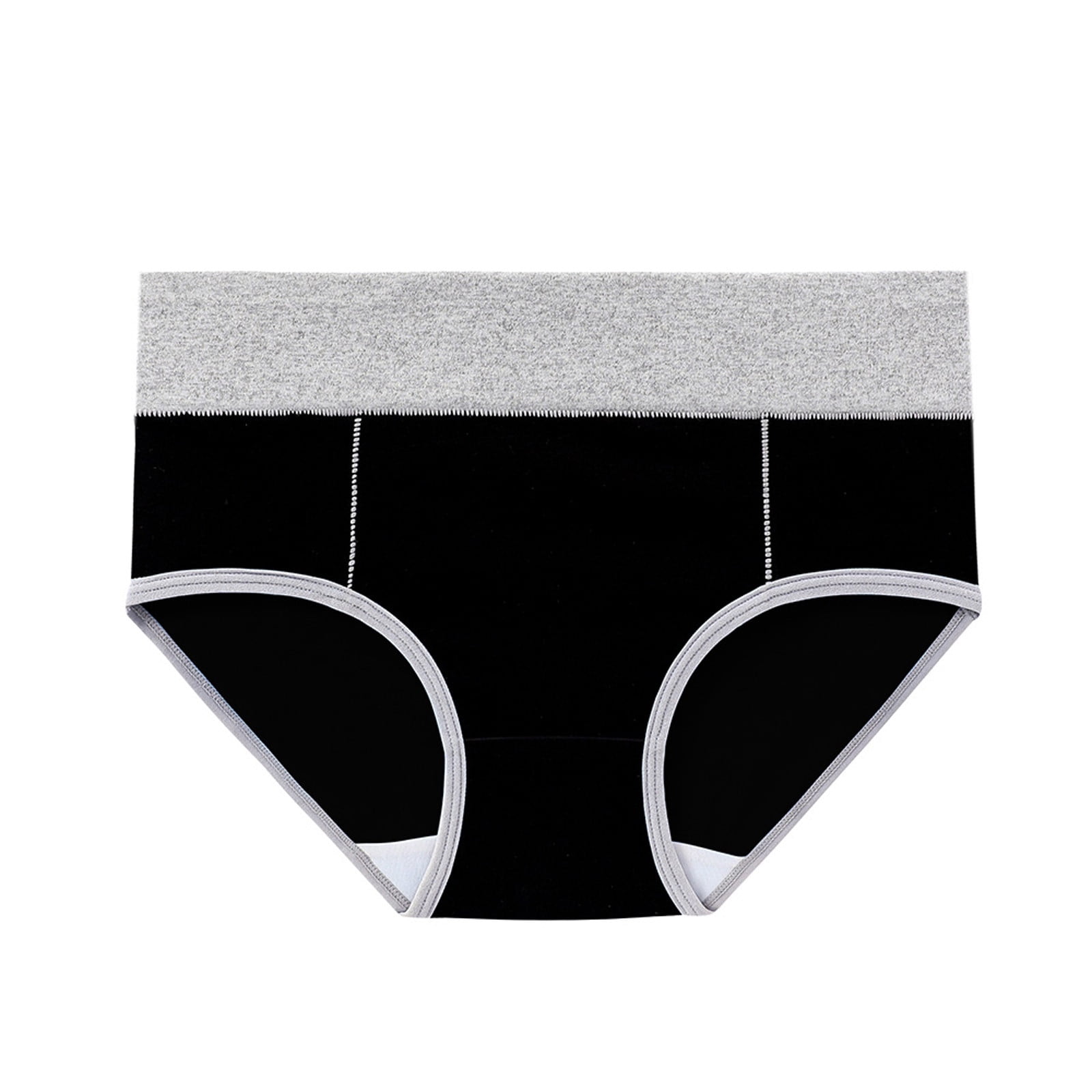 HUPOM Womens Cotton Underwear Panties For Girls Bikini Leisure Tie Banded Waist Multi-color L