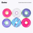 thumbnail image 1 of Boley Donut Chalk - Juego de 6 piezas de tiza jumbo multicolor para acera para uso en inte Boley Boley, 1 of 2