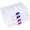 4 pcs, transparent, variant on 15 Grids Bead Organizer(4 Pack), Earring Organizer Box, SMALL Plastic Containers with Adjustable Dividers for Crafts Screws Fishing Tackles Small Items, Size 6.9x3.9x0.9in