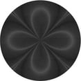 thumbnail image 1 of Ahgly Company Machine Washable Indoor Round Transitional Midnight Gray Area Rugs, 3' Round, 1 of 7