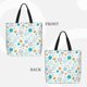 thumbnail image 2 of Easygdp Gold Stars Blue Dots Pattern Bolsa Tote para Mujer, Bolso de Hombro para Trabajo, Playa, Viajes, Compras y Supermercado, 2 of 7