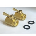 thumbnail image 2 of 2Pcs Brass Hose Fitting for Easy Connection High Pressure Resistance 1.8 x 0.9 x 0.9in, 2 of 9