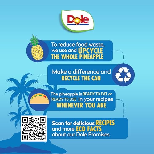 Dole Pineapple Tidbits in 100% Pineapple Juice (Pack of 12)