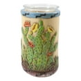 thumbnail image 3 of Southwestern Desert Cactus With Blooming Flowers Votive Candle Holders Set Of 3, 3 of 7
