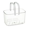 thumbnail image 1 of Clear Hand Basket, Versatile Fruit Storage Basket   Safe PET  For Camping, 1 of 8