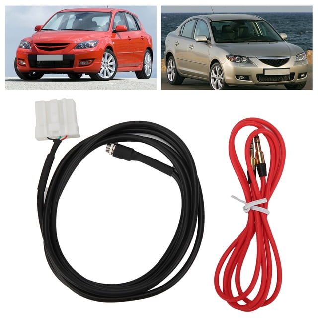Aux en la línea del adaptador, Buena de Sonido abds DURBLE ABS aux en el cable de reemplazo de transmisión estable de cable para mazda 2 3 5 6 mx5 rx8 para auto