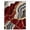 Red, variant on Blue Marble Waterproof Fabric Shower Curtain,Grey Gold Texture Vintage Farmhouse Art Waterproof Fabric Shower Curtain for Bathroom Curtains Bathtubs Hotel Shower Curtains with 12 Hooks Standard 60x72
