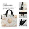 thumbnail image 4 of FORMRS 16" Laptop Sleeve Bag Carrying Case with Handle Travel Shoulder Briefcase, Gray Seashell, 4 of 8