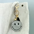 thumbnail image 4 of Wrapables Crystal Bling Key Chain Keyring with Tassel Car Purse Handbag Pendant, Smiles, 4 of 6