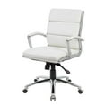 thumbnail image 4 of Boss Office Fauteuil de Direction CaressoftPlus avec Fini Chrome Métallique au Dossier Mi-Haut, 4 of 6