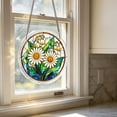 thumbnail image 4 of Acrylic Jigsaw Puzzle Suncatcher-Galactic Colorful Birds, Stained Glass Window Hanging, Home Decor Creative Mom Gifts, Birthday Gifts for Women,Wife, Sisters, Aunt, Besties 7.4in, 4 of 6