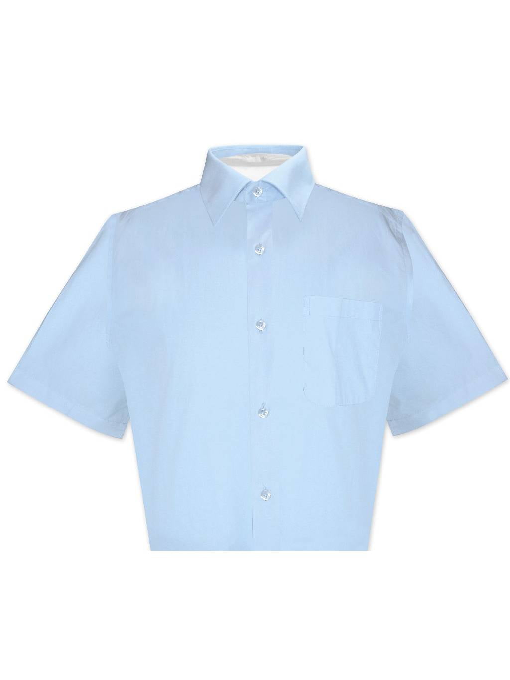 short sleeve powder blue dress