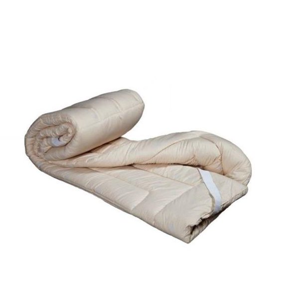 Sleep & Beyond WQMP 0.5 in. Washable Wool Mattress Pad Queen