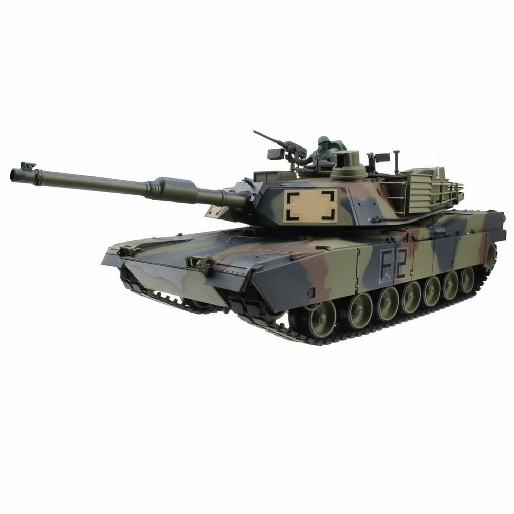 2.4Ghz Radio Remote Control 1/16 US M1A2 Abrams Airsoft Battle Tank w